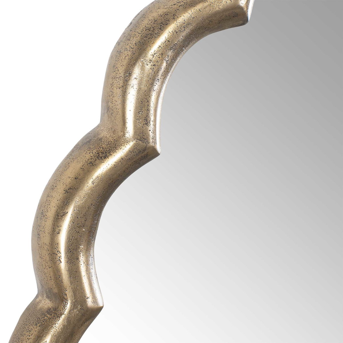 Cerrito Antique Brass Round Mirror, by Uttermost, 2'10" width x 2'10" height x 1.5" depth View 6