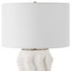 Stratified White Table Lamp, by Uttermost, 18" width x 28" height x 18" depth thumbnail 6