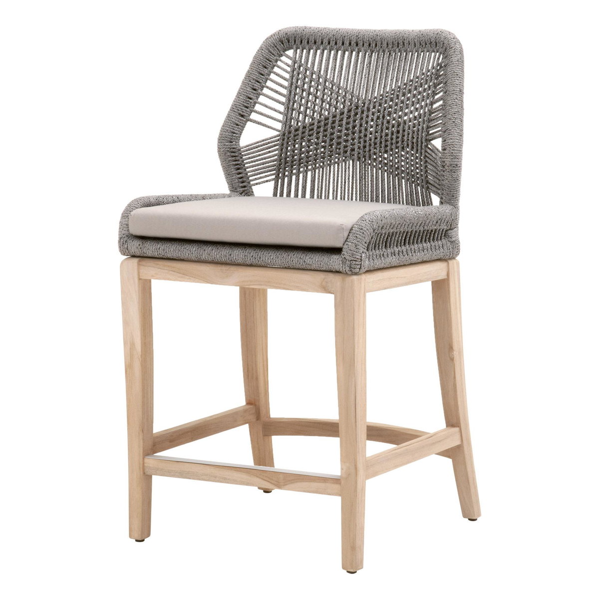 Loom Outdoor Counter Stool, Dining Chair by Essentials for Living, 23.5" width x 40.5" height x 22" depth View 2