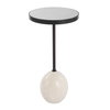 Odesa Marble Accent Table, Side & End Table by Uttermost, 11.75" width x 23" height x 11.75" depth thumbnail 1