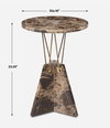Levitate Marble Accent Table, Side & End Table by Uttermost, 16" width x 23.25" height x 16" depth thumbnail 3