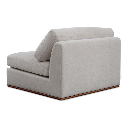 Rue Slipper Chair Flecked Grey