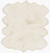 Sheepskin Handmade Rug, by Surya, 6'5" length x 6' width thumbnail