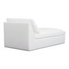 Miles Outdoor Chaise White, Chaise Lounges & Daybed by Moe's Home, 65" width x 35.8" height x 40" depth thumbnail 3