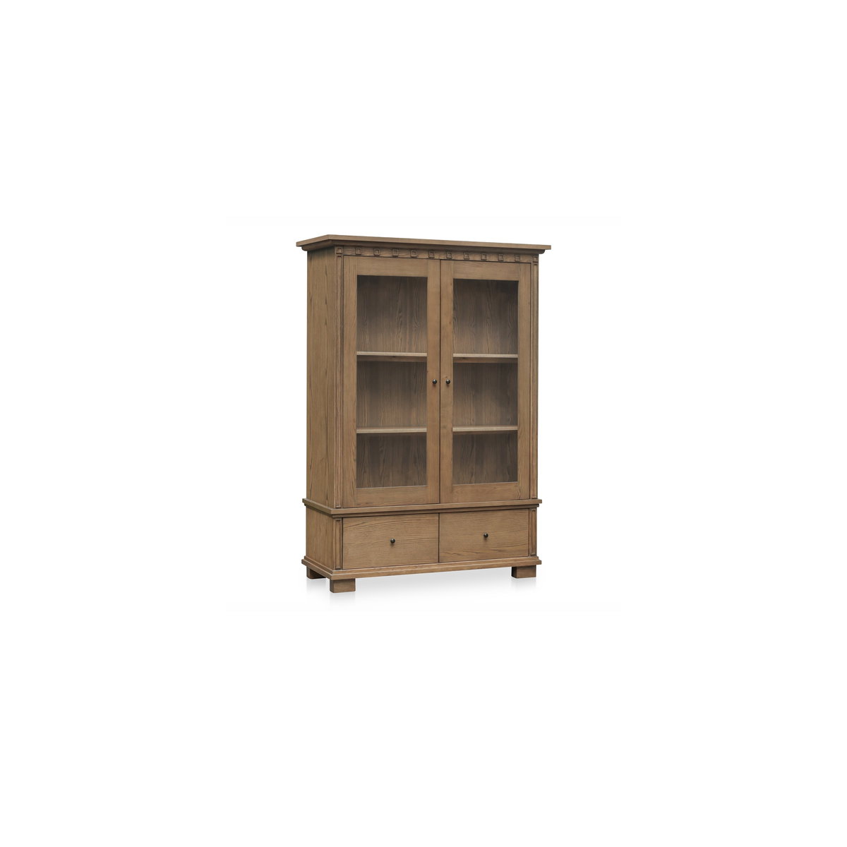 Lillian Tall Cabinet Brown, Cabinets & Sideboard by Moe's Home, 52" width x 74.4" height x 22.4" depth View 2
