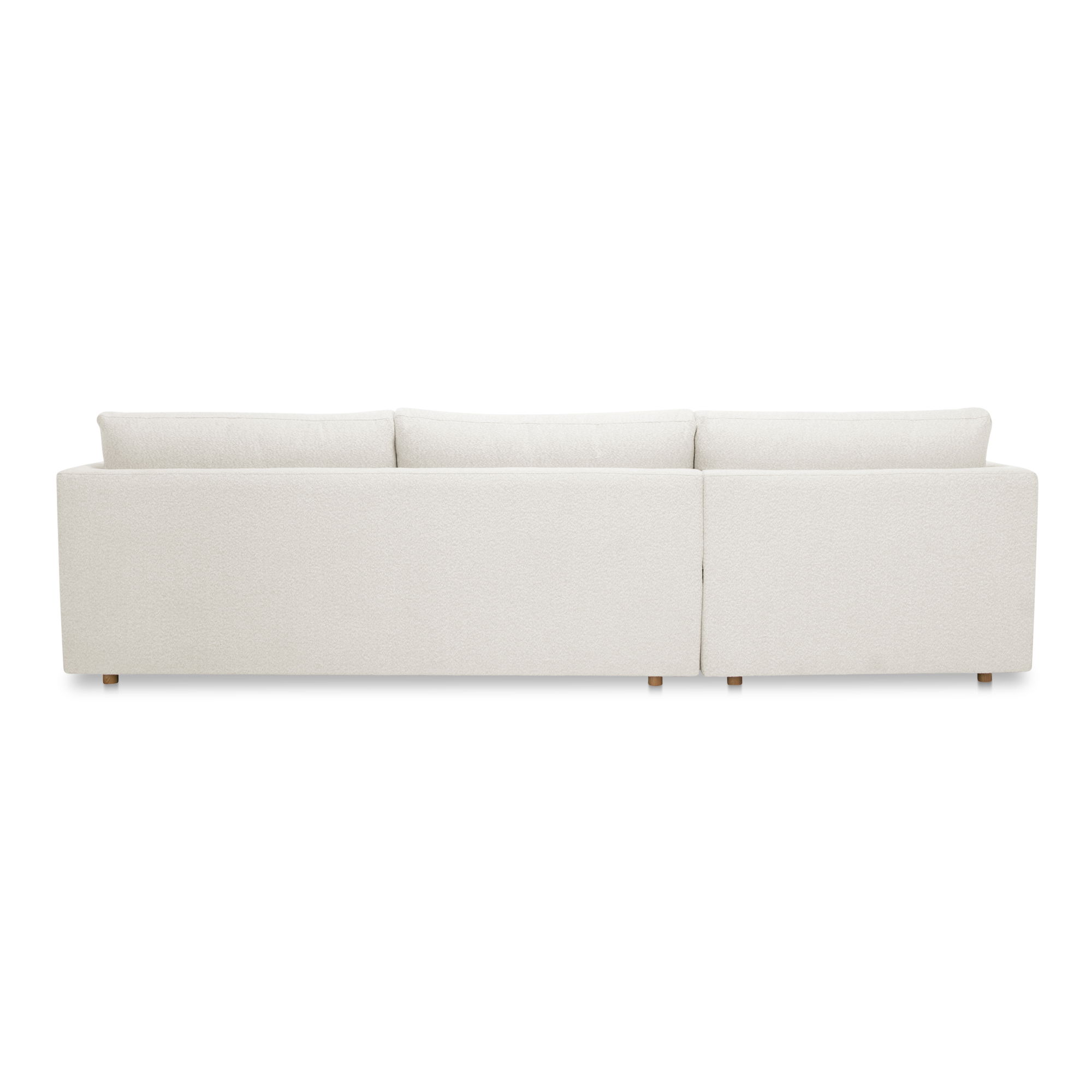 Bryn Sectional Left Oyster, Sectional Sofa by Moe's Home, 115.5" width x 31.5" height x 70.5" depth View 4