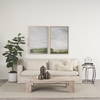 Raja Matte Black Metal with Wood Table Clock, by Mercana, 10.43" length x 3.15" width x 11.02" height thumbnail 2