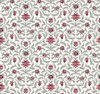 Vintage Blooms Red Wallpaper, by York Wall, 27' length x 2'3" width x 0.02" depth thumbnail