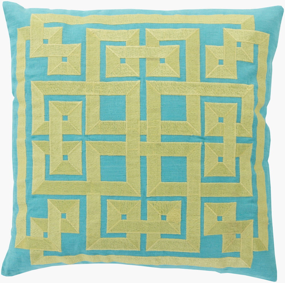 Gramercy Accent Pillow, Decorative Pillow by Surya, 18" length x 18" width