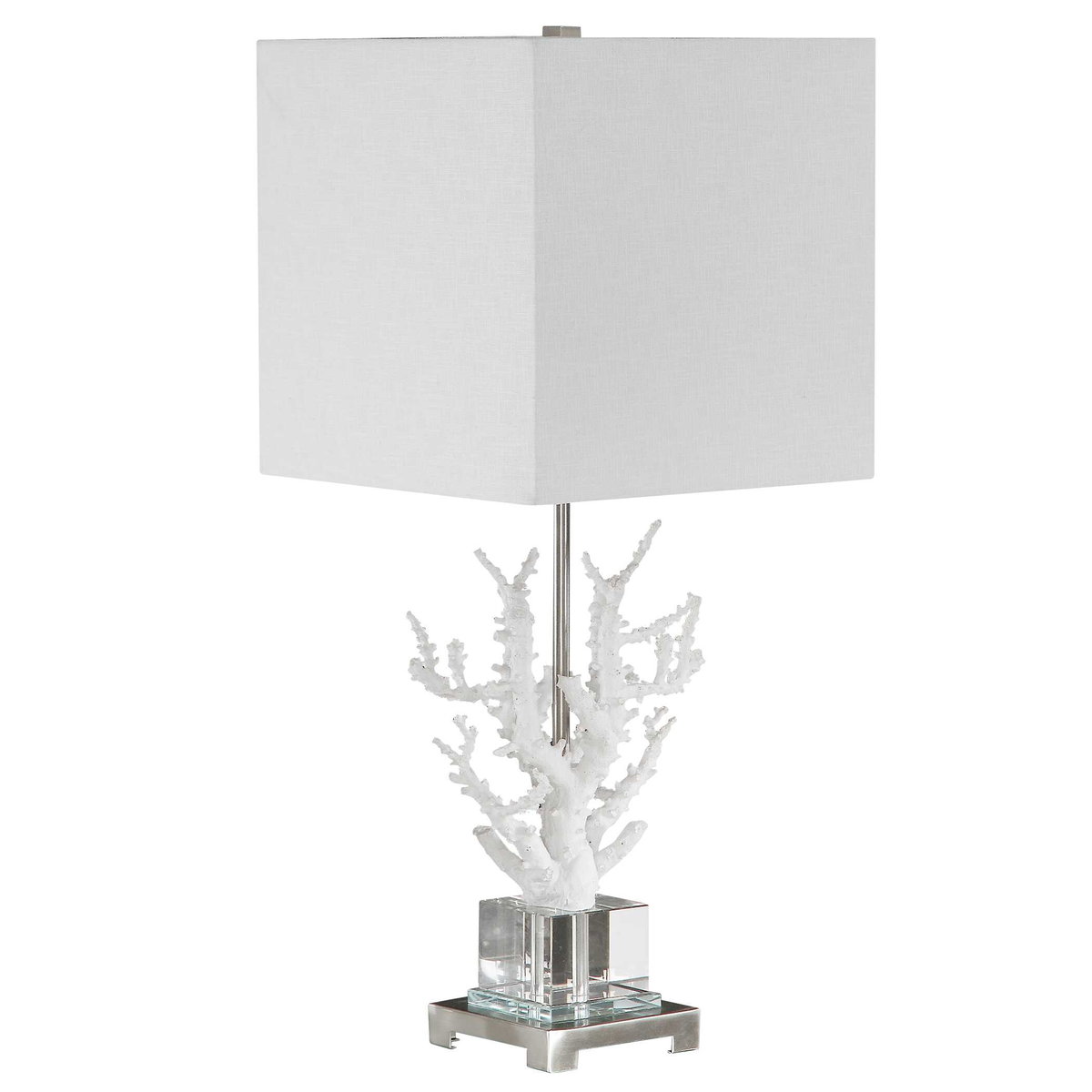 Corallo White Coral Table Lamp, by Uttermost, 1'0.5" width x 2'5" height x 1'0.5" depth View 5