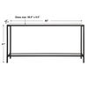 Hayley Black Console Table thumbnail 2