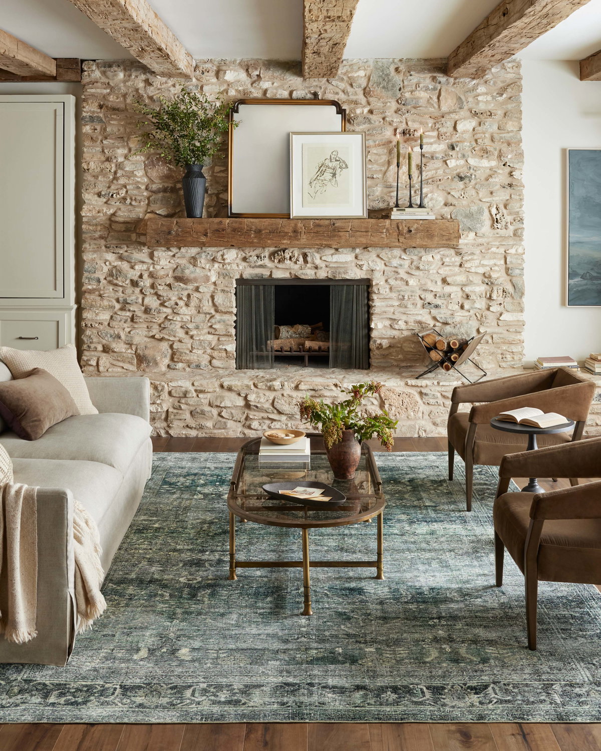 Magnolia Home by Joanna Gaines x Loloi Banks Rug, 2'3" length x 3'9" width View 2