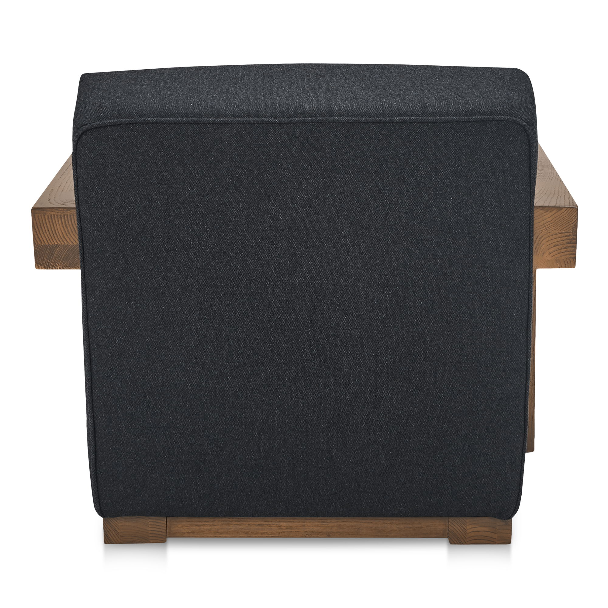 Garnet Lounge Chair Charcoal Wool Blend large image 