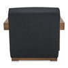 Garnet Lounge Chair Charcoal Wool Blend thumbnail 3