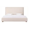 Luzon Queen Bed Tall Headboard Wheat, by Moe's Home, 70" width x 55" height x 88.5" depth thumbnail 3