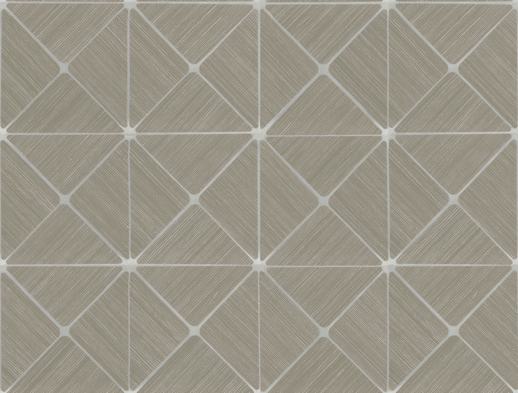 Double Diamonds Taupe Peel & Stick Wallpaper large image 