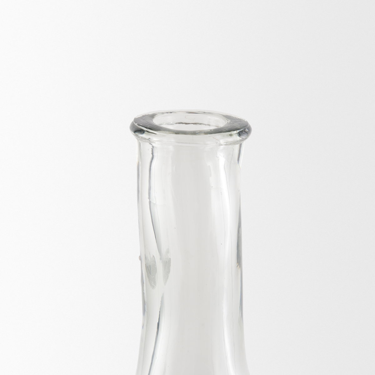 Troian Large Rattan Wrapped Glass Bottle, Decorative Object by Mercana, 9.5" length x 9.5" width x 19.5" height View 4