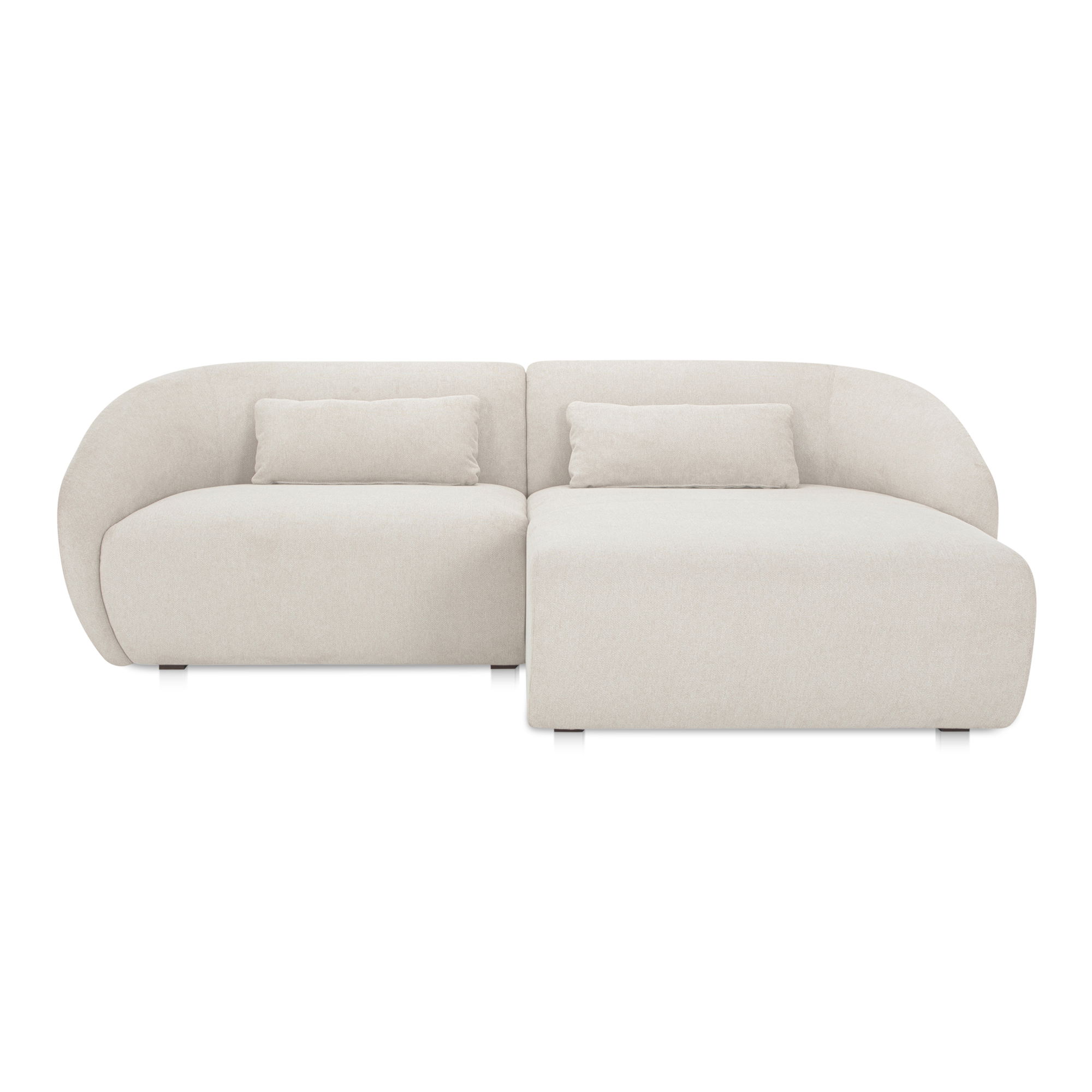 Amelia Nook Modular Right Sectional Warm White large image 
