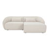 Amelia Nook Modular Right Sectional Warm White thumbnail 0