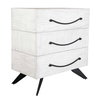 Vivi 3 Drawer White Chest, Cabinets & Chest by Uttermost, 32" width x 34" height x 18" depth thumbnail 4