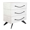 Vivi 3 Drawer White Chest thumbnail 3