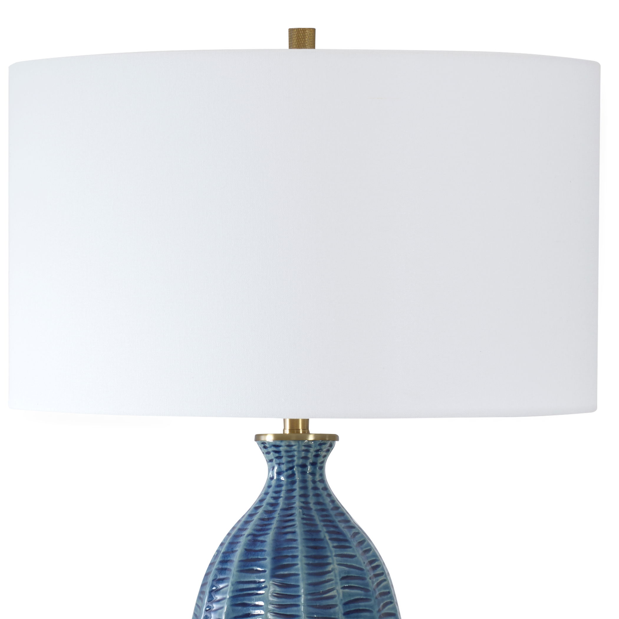 Bixby Blue Table Lamp large image 