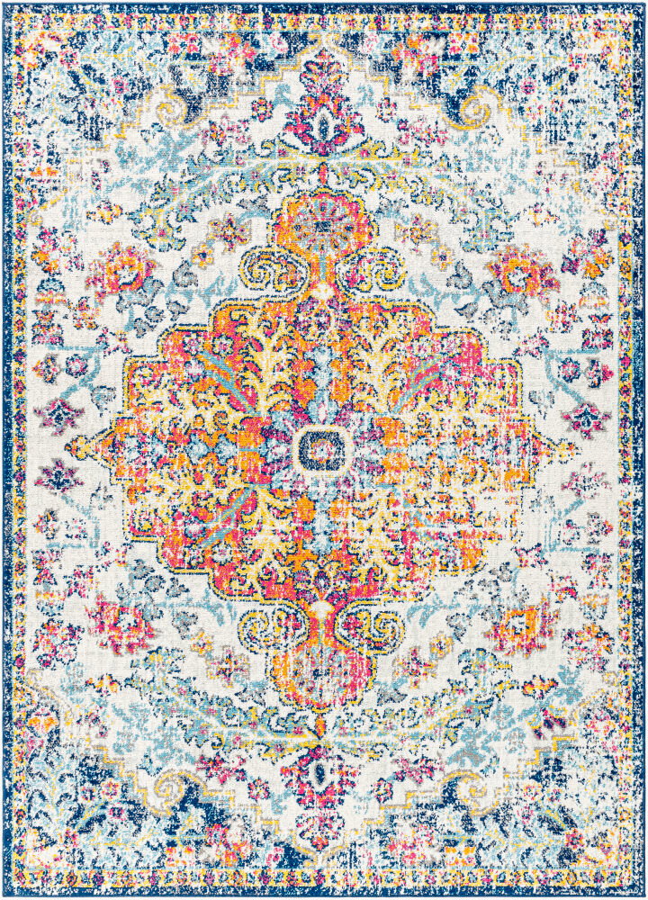 Harput Machine Woven Rug, by Surya, 7'2.61" length x 5'2.99" width