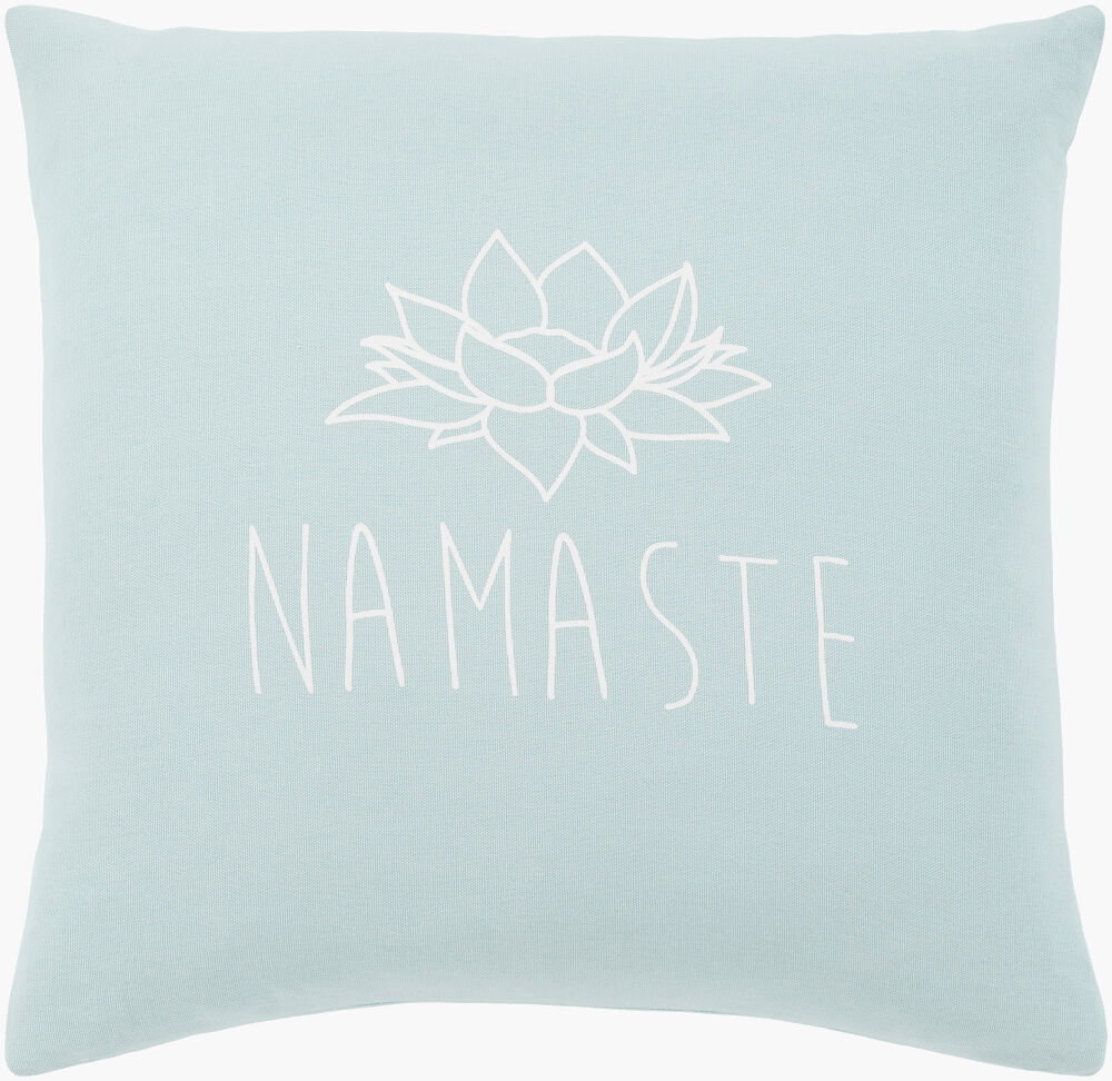Motto Accent Pillow, Decorative Pillow by Surya, 22" length x 22" width
