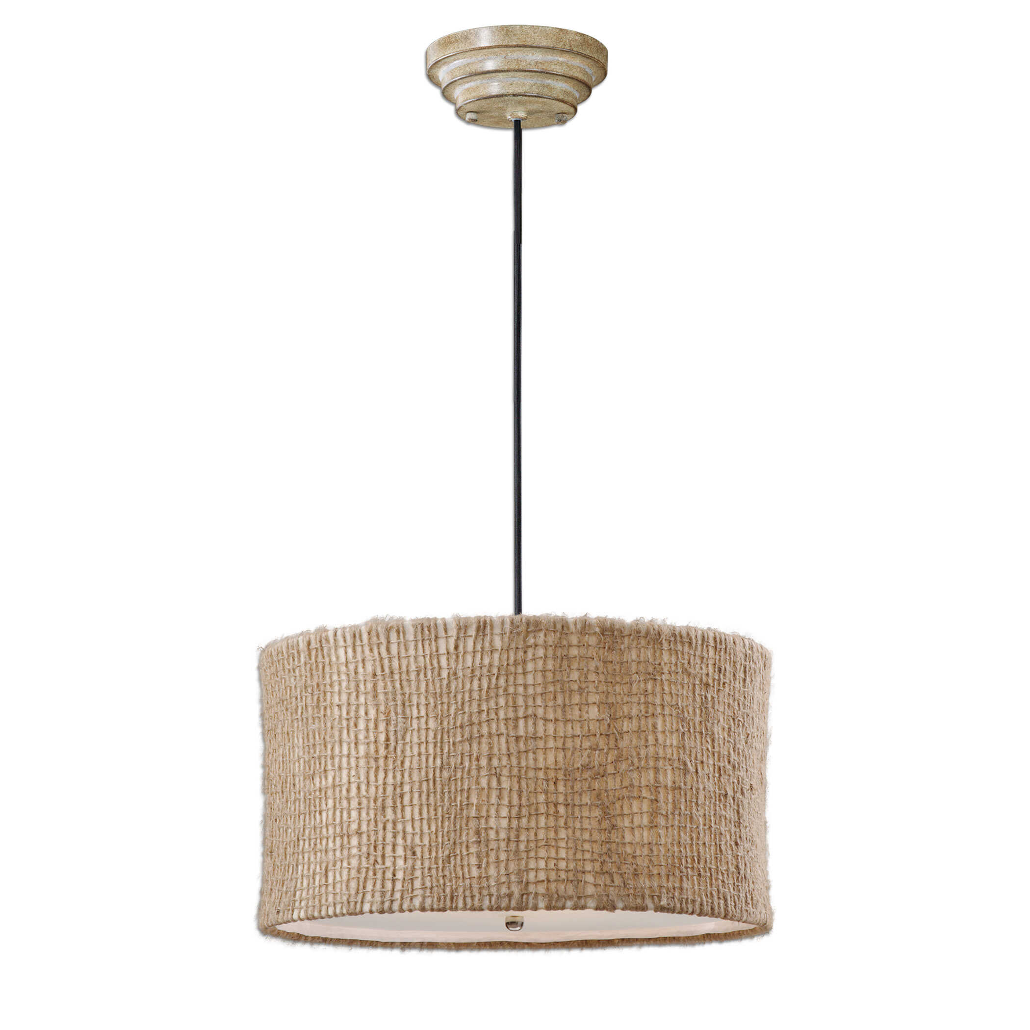 Burleson 3 Light Drum Pendant large image 