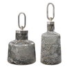 Storm Art Glass Bottles Set/2, Vase by Uttermost, 6.25" width x 17.5" height x 6.25" depth thumbnail 1