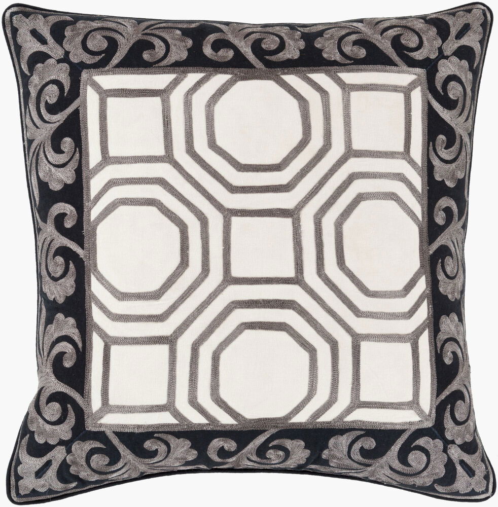 Bel Ami Accent Pillow, Decorative Pillow by Surya, 18" length x 18" width