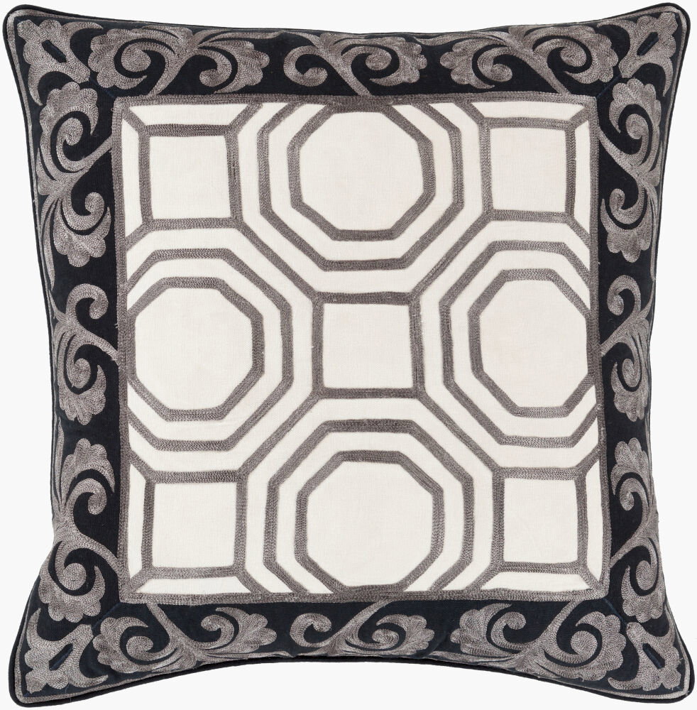 Bel Ami Accent Pillow, Decorative Pillow by Surya, 18" length x 18" width