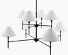 Vaglio Chandelier, by Surya, 42" length x 42" width x 56" height thumbnail