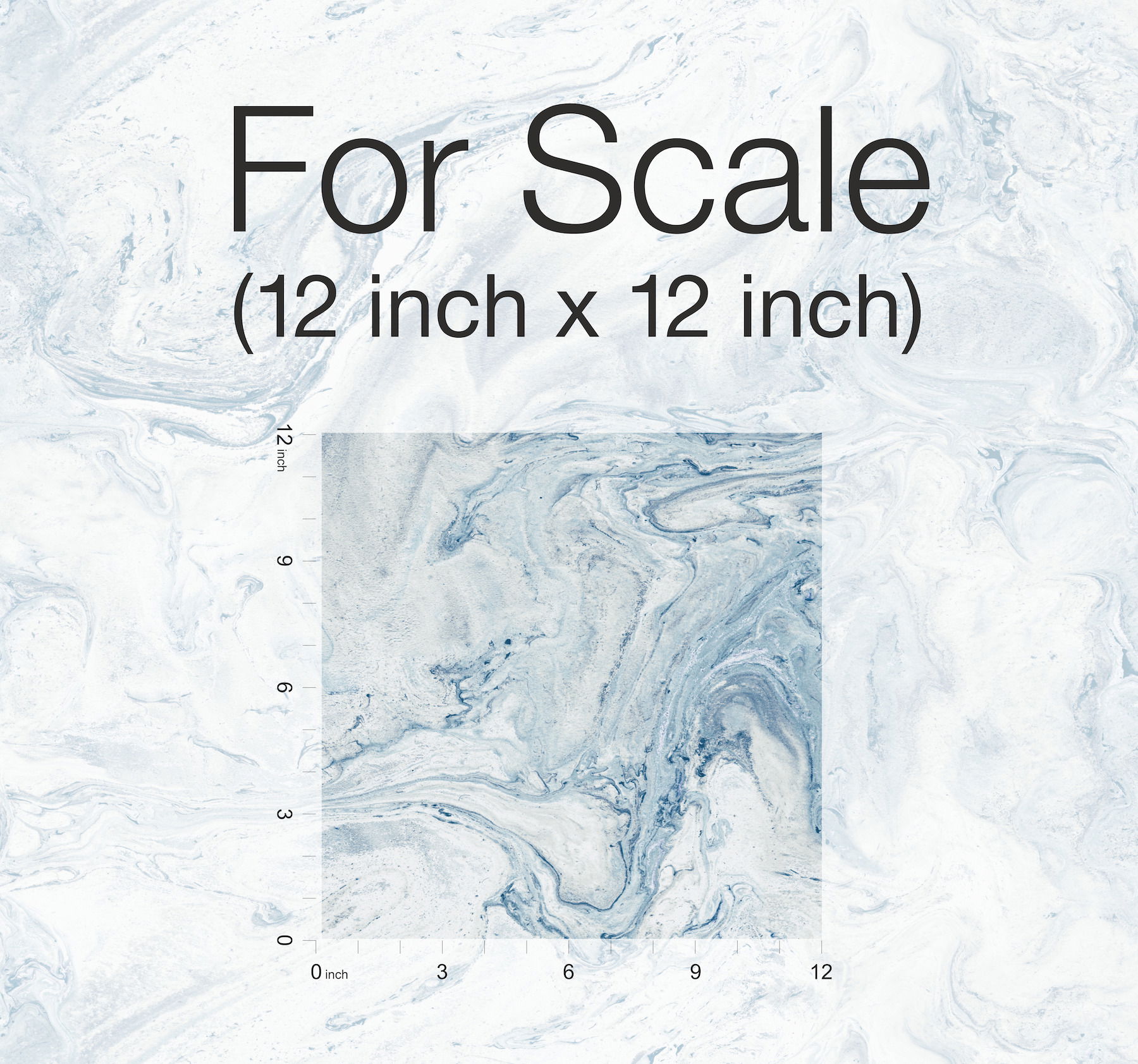 Oil & Marble Blue Peel & Stick Wallpaper large image 