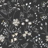 Meadow Mix Black Peel & Stick Wallpaper, by York Wall, 18' length x 1'8.5" width x 0.02" depth thumbnail