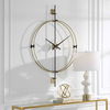 Time Flies Modern Wall Clock, by Uttermost, 30.75" width x 48.75" height x 4" depth thumbnail 3