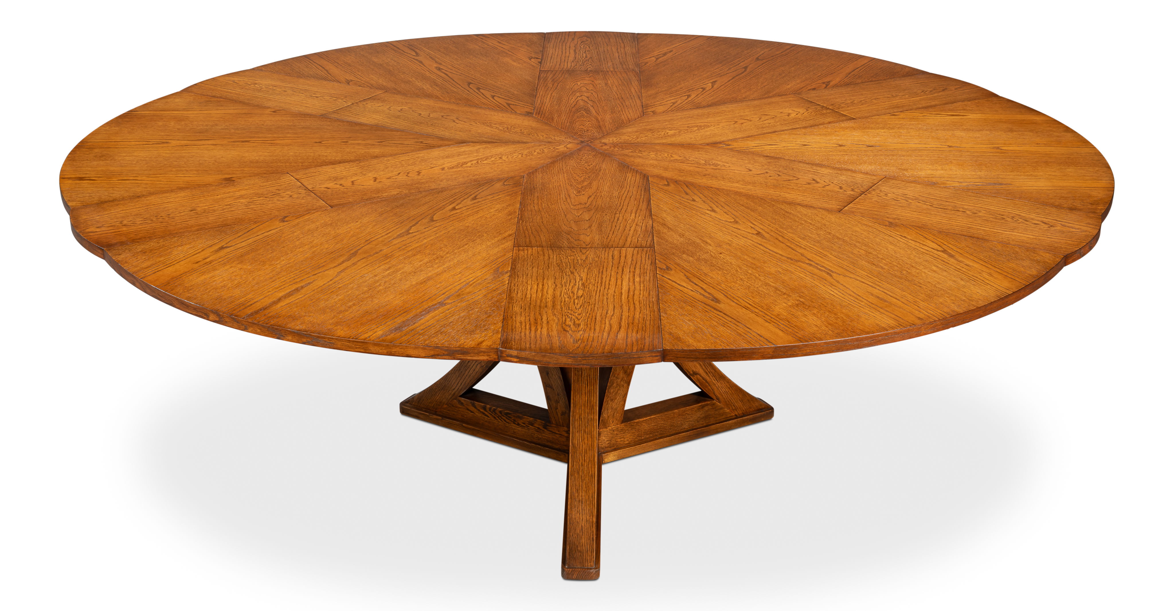Casual Jupe Dining Table,Tobacco Brn,Lg large image 