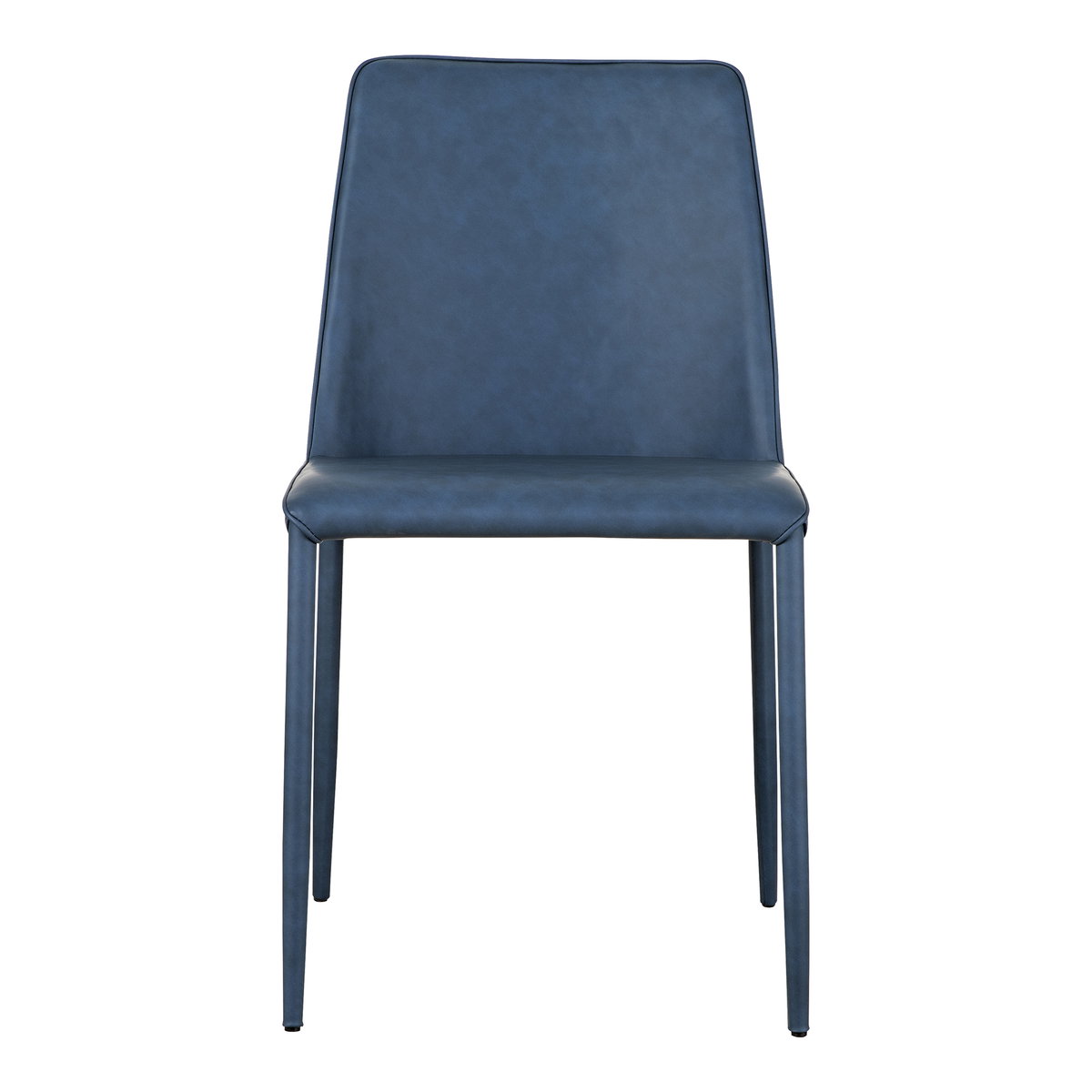 Nora Dining Chair Ocean Cavern Grey Vegan Leather - Set Of Two, by Moe's Home, 22" width x 33.5" height x 17.5" depth View 4