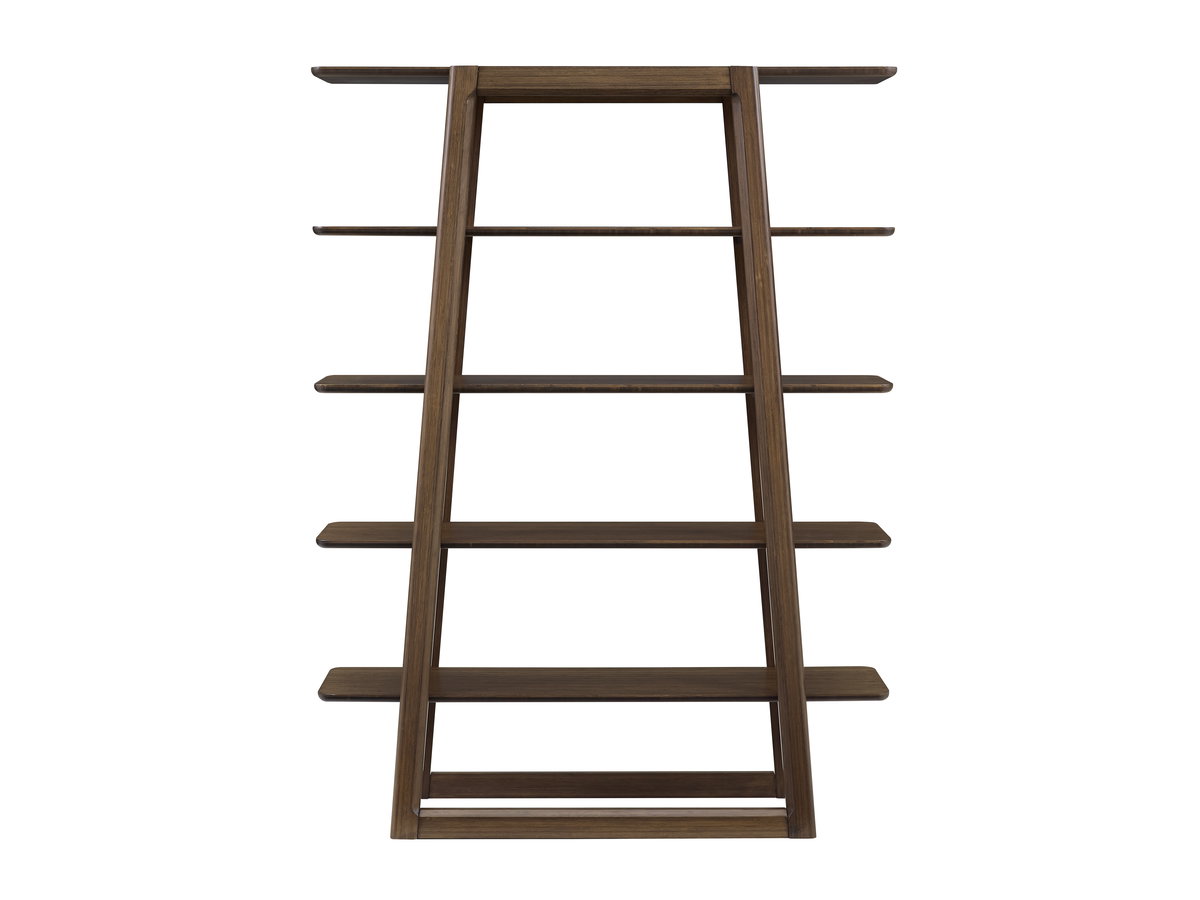 Currant Bookshelf, Caramelized, File Storage by Greenington, 13.25" length x 46.5" width x 62" height View 4