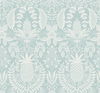 Pineapple Damask Light Blue Wallpaper thumbnail 0