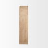 Suri Light Brown Wood with Glass Doors Arched Curio Cabinet thumbnail 5