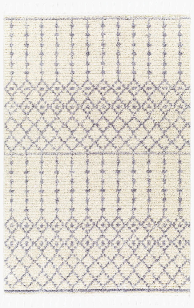 Casablanca Shag Machine Woven Rug, by Surya, 1'3.75" length x 1'3.75" width
