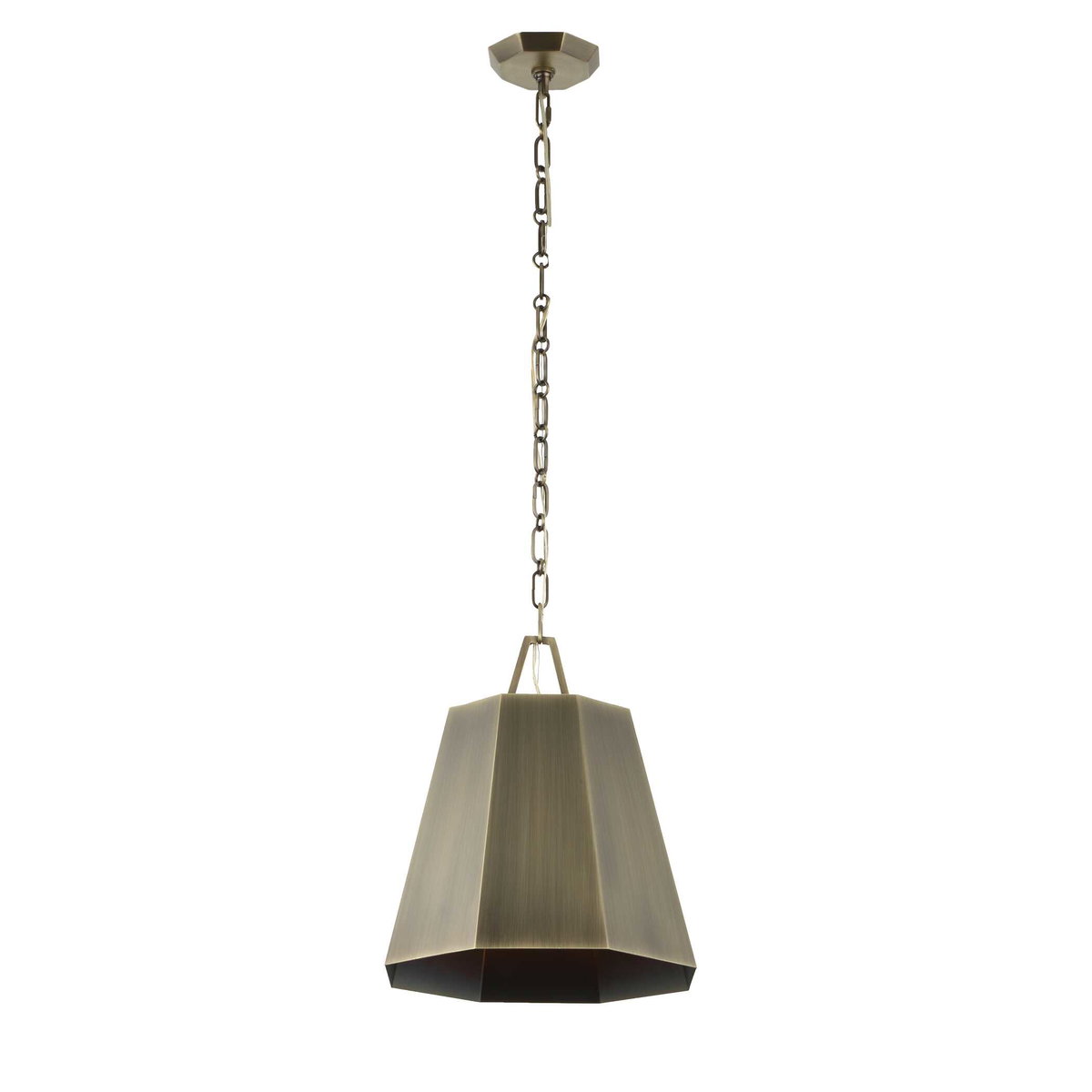 Granada 1 Light Hexagon Pendant, by Uttermost, 1'3" width x 1'4" height x 1'3" depth View 8