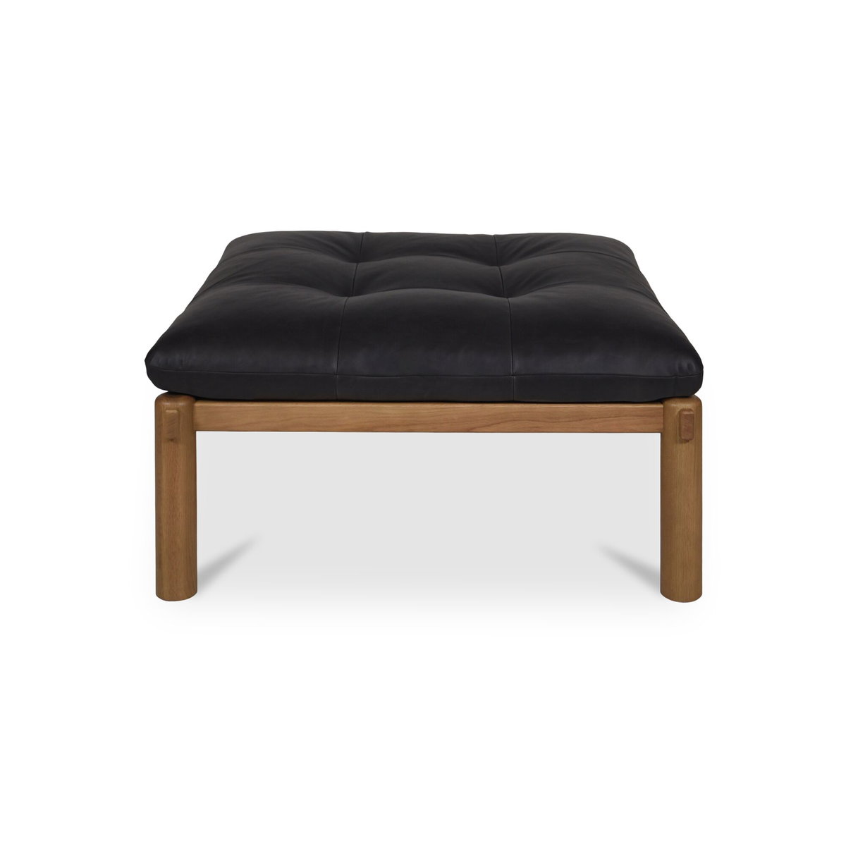 Costello Ottoman Black, by Moe's Home, 37" width x 18" height x 37" depth View 3