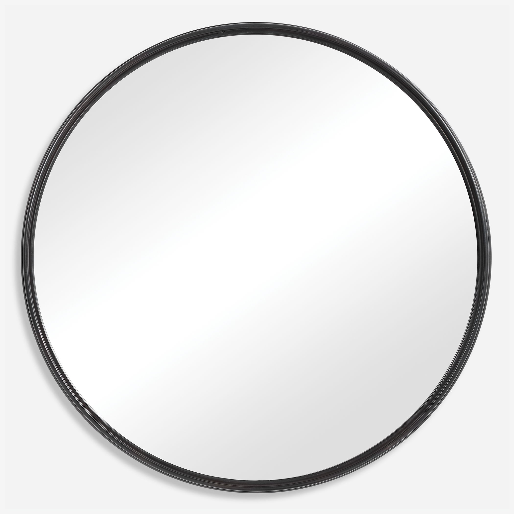 Belham Round Iron Mirror large image 