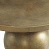 Triplet Antique Brass Coffee Table, by Uttermost, 38" width x 15" height x 38" depth thumbnail 7
