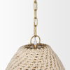 Tosha 1-Light Cotton Rope Bell Pendant thumbnail 5