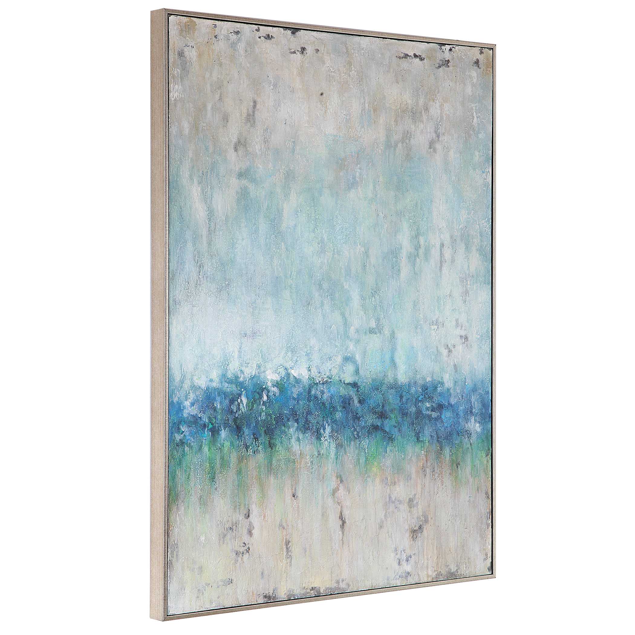 Tidal Wave Abstract Art, Painting by Uttermost, 35" width x 47" height x 2" depth View 5