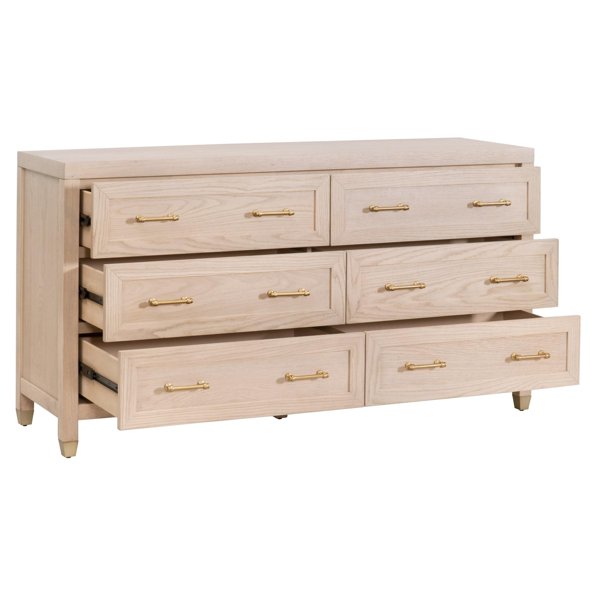 Stella 6-Drawer Double Dresser, by Essentials for Living, 66" width x 36" height x 20" depth View 4