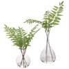 Country Ferns Set/2, Artificial Plants & Flower by Uttermost, 16.5" width x 21" height x 16.5" depth thumbnail 1